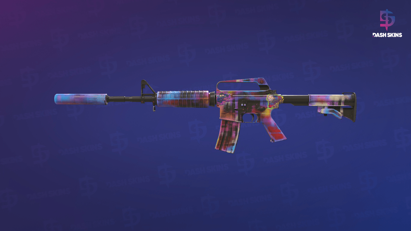 M4A1-S | Glitched Paint (Minimal Wear) Screenshot Playside