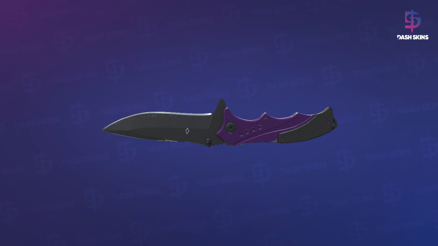 ★ StatTrak™ Nomad Knife | Ultraviolet (Field-Tested) Screenshot Playside