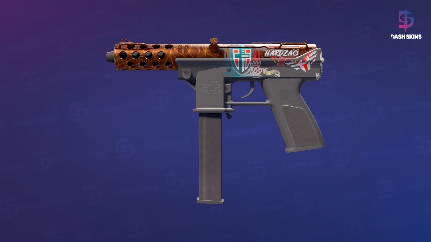 Tec-9 | Red Quartz (Factory New) Screenshot Playside