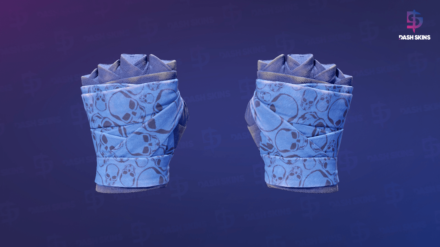 ★ Hand Wraps | Cobalt Skulls (Field-Tested) Screenshot Playside