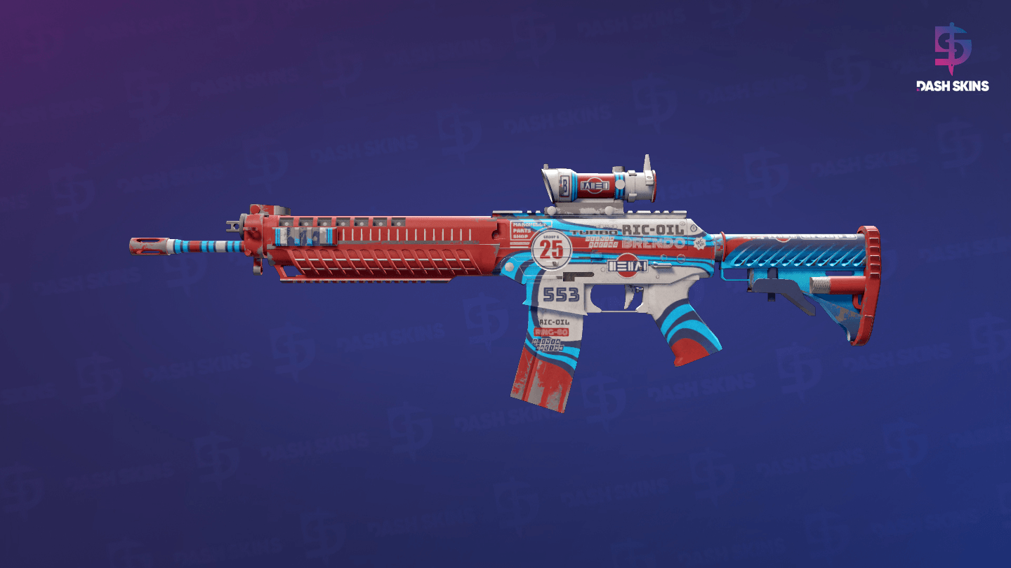 SG 553 | Integrale (Well-Worn) Screenshot Playside