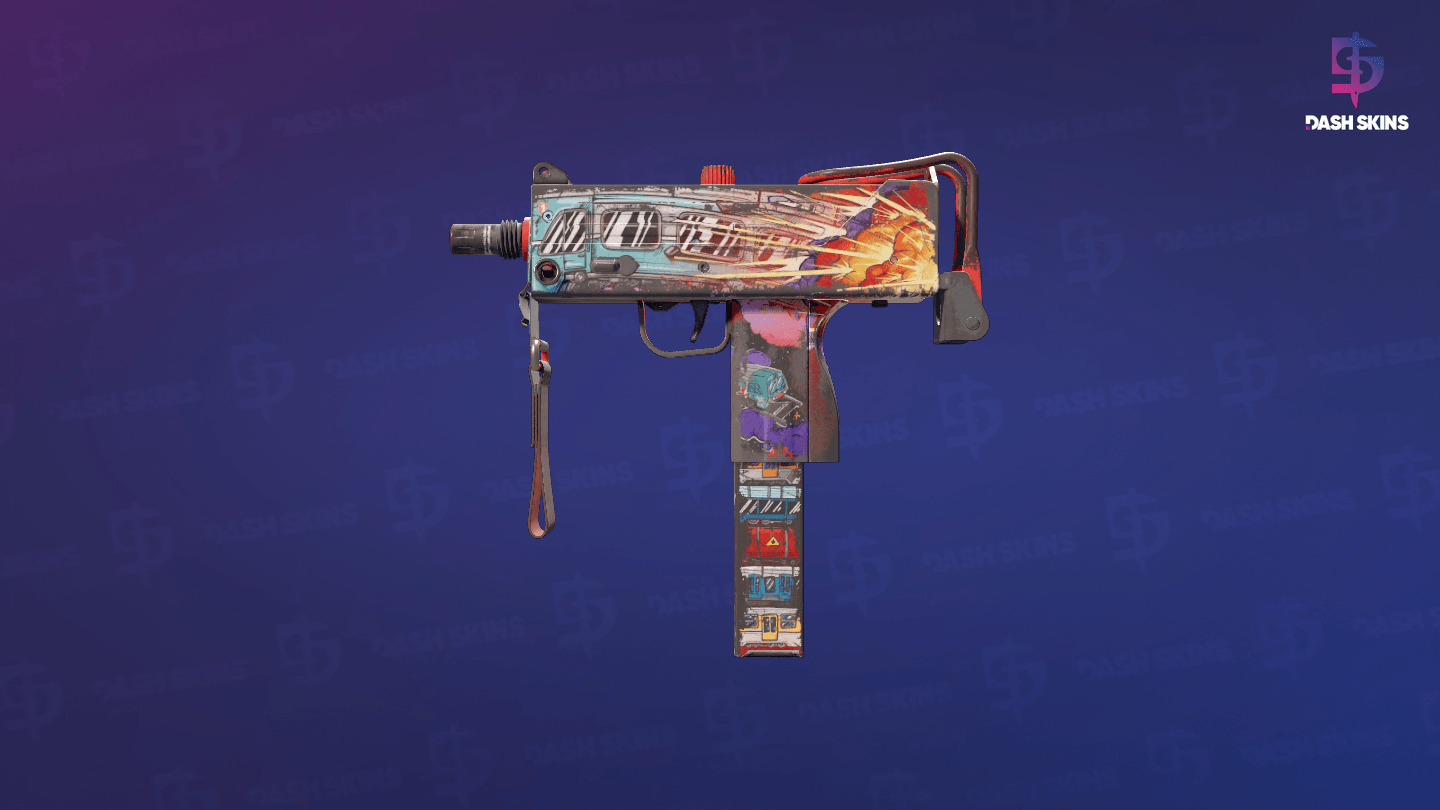 MAC-10 | Derailment (Battle-Scarred) Screenshot Playside