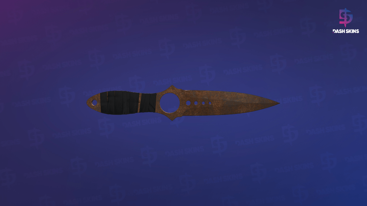 ★ Skeleton Knife | Rust Coat (Battle-Scarred) Screenshot Playside