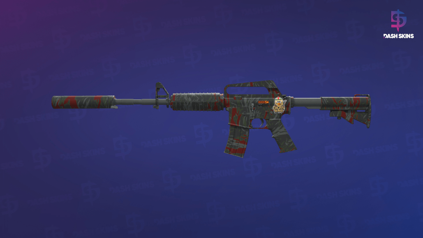 StatTrak™ M4A1-S | Blood Tiger (Minimal Wear) Screenshot Playside