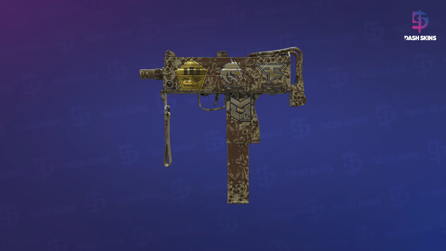 Souvenir MAC-10 | Sienna Damask (Factory New) Screenshot Playside