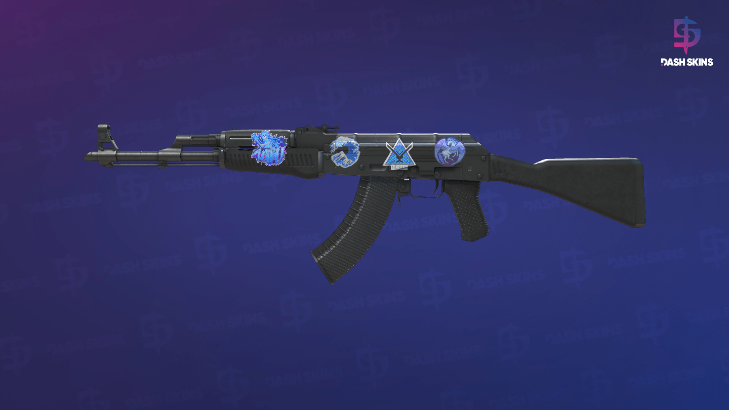 AK-47 | Slate (Well-Worn) Screenshot Playside