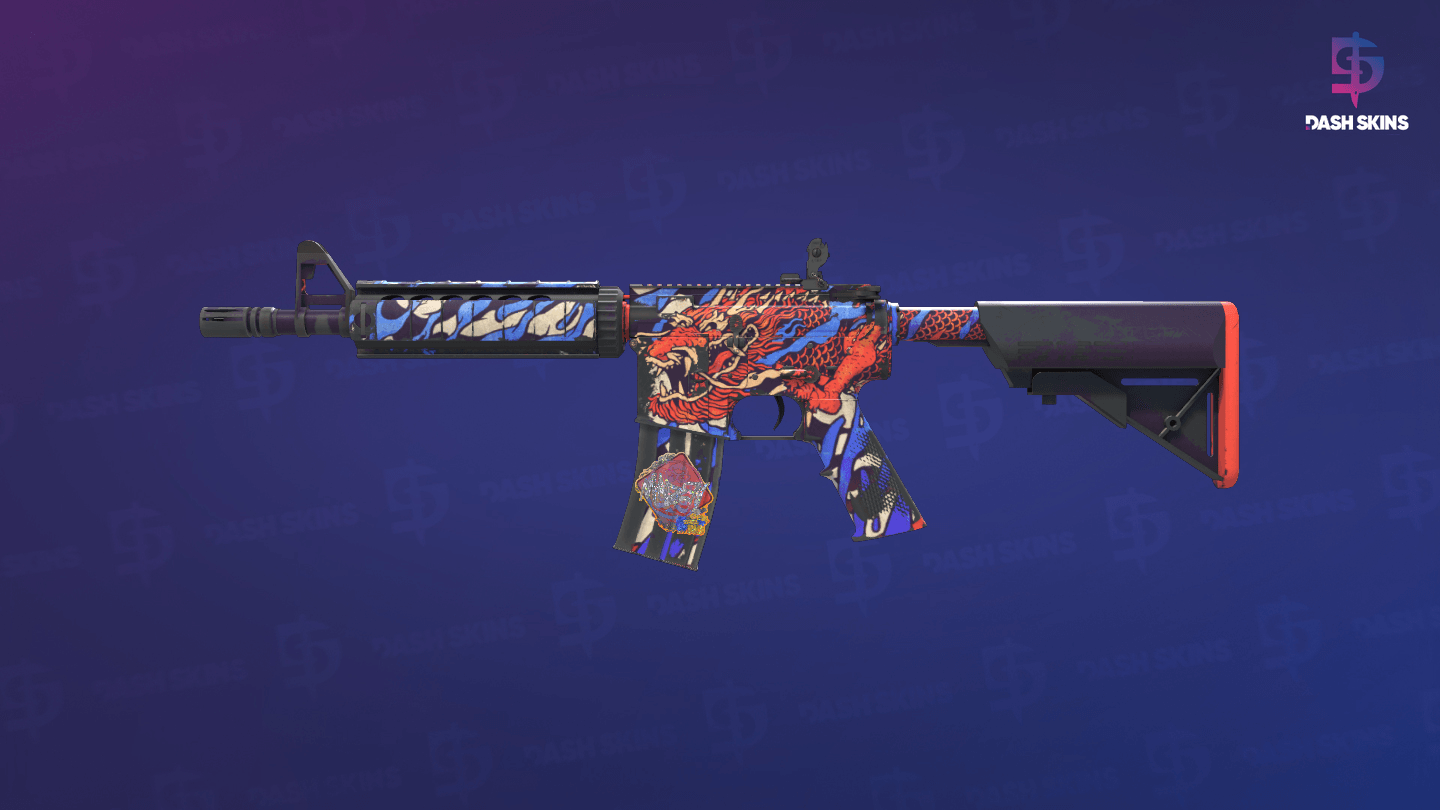 M4A4 | 龍王 (Dragon King) (Field-Tested) Screenshot Playside