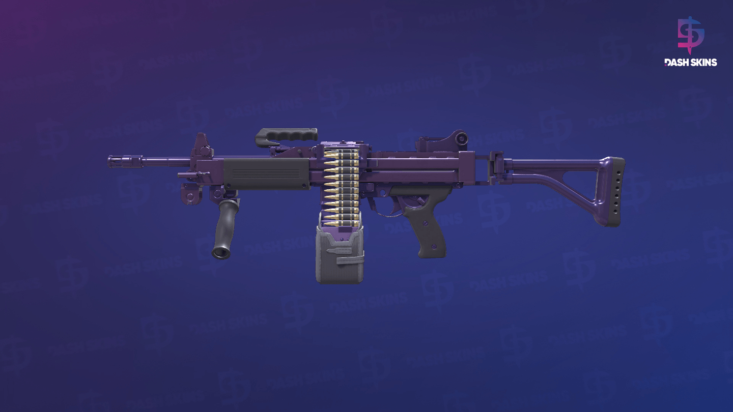 Negev | Sour Grapes (Factory New) Screenshot Playside