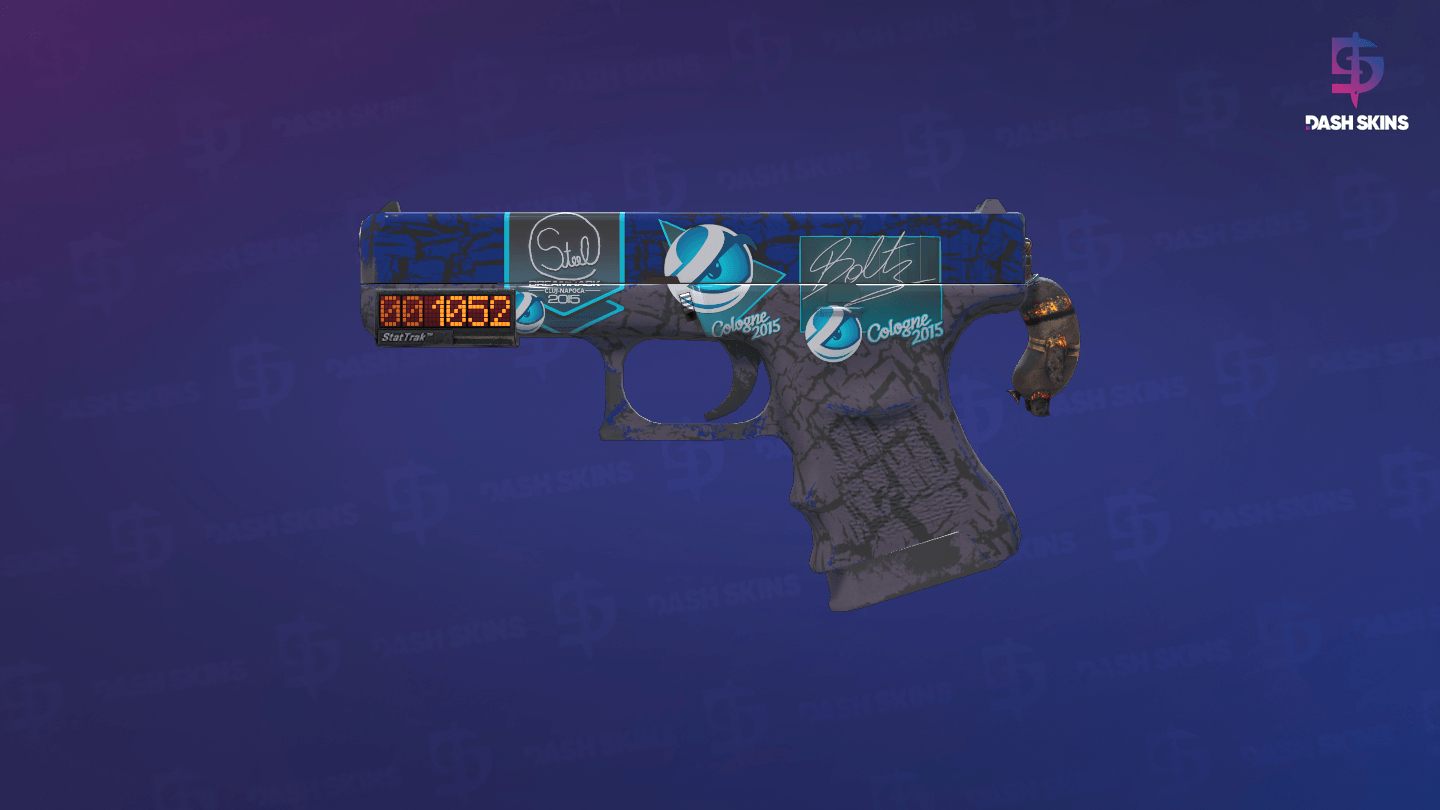 StatTrak™ Glock-18 | Blue Fissure (Field-Tested) Screenshot Playside