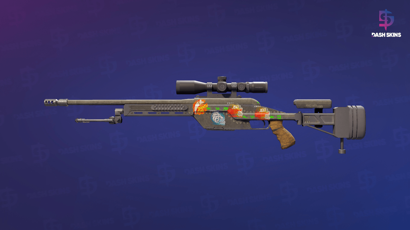 SSG 08 | Necropos (Well-Worn) Screenshot Playside