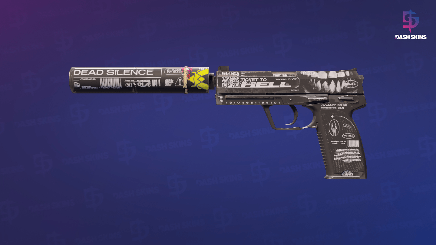 USP-S | Ticket to Hell (Field-Tested) Screenshot Playside