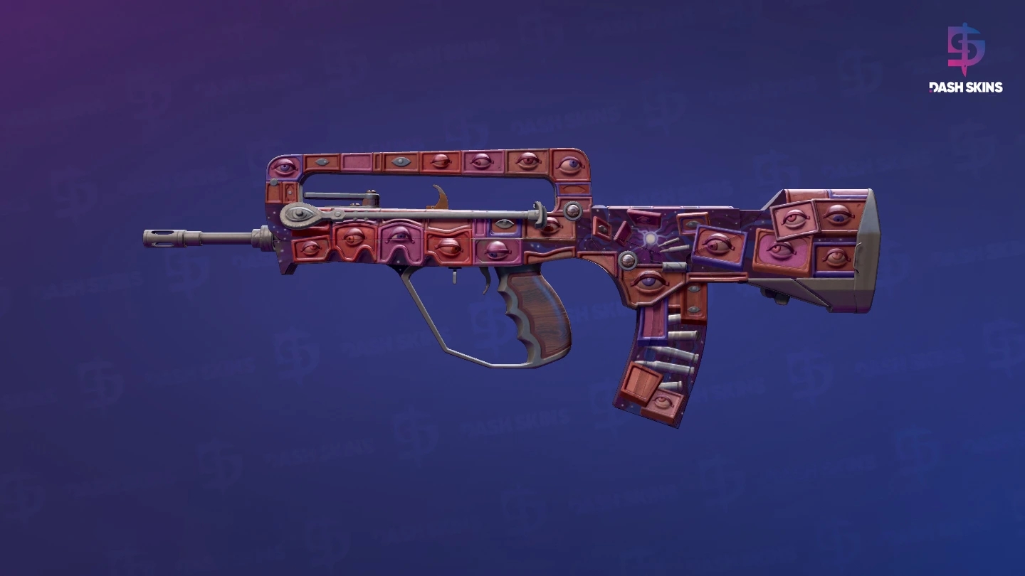 FAMAS | Rapid Eye Movement (Well-Worn) Screenshot Playside