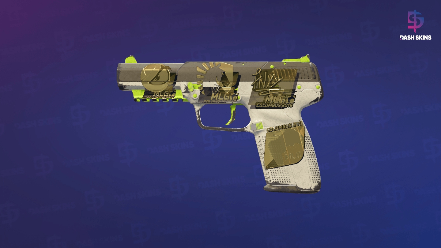 Souvenir Five-SeveN | Hot Shot (Well-Worn) Screenshot Playside
