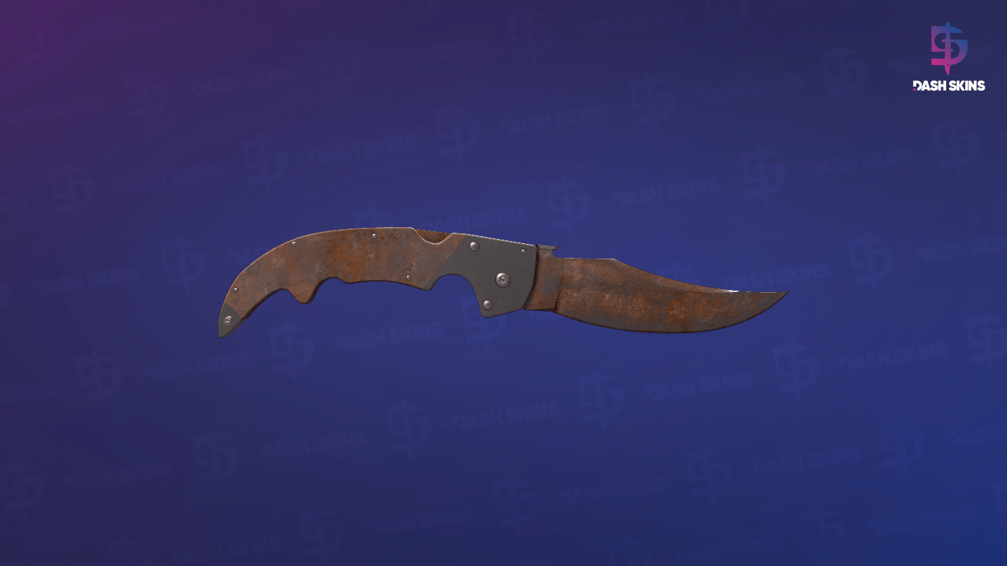 ★ Falchion Knife | Rust Coat (Battle-Scarred) Screenshot Playside
