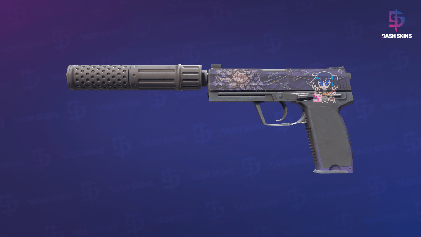 USP-S | Black Lotus (Battle-Scarred) Screenshot Playside