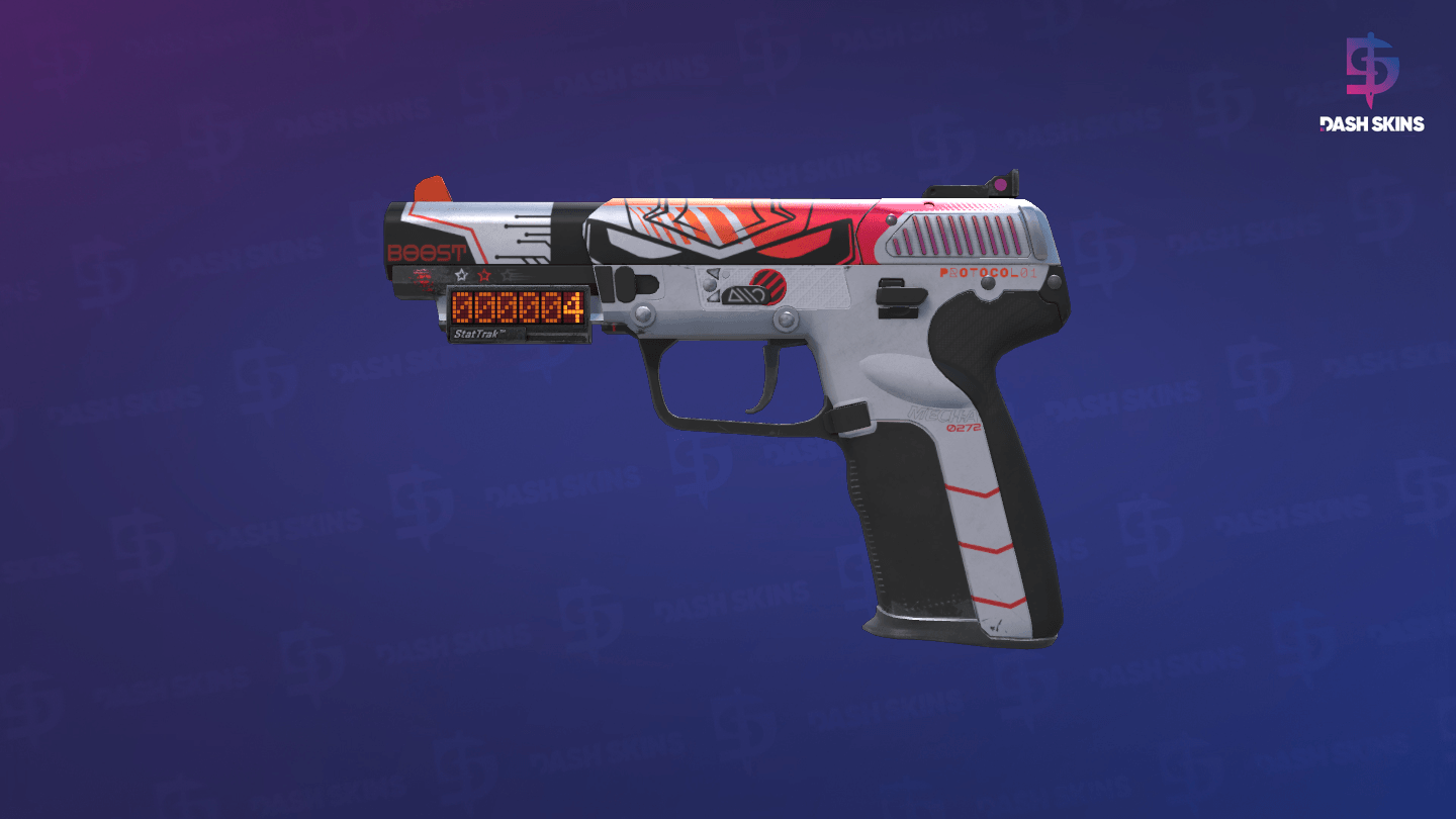 StatTrak™ Five-SeveN | Boost Protocol (Field-Tested) Screenshot Playside