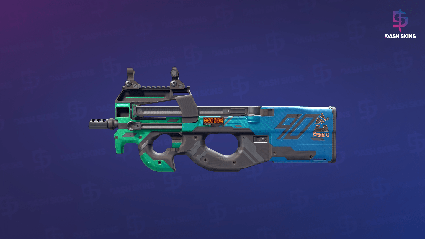 StatTrak™ P90 | Wave Breaker (Minimal Wear) Screenshot Playside