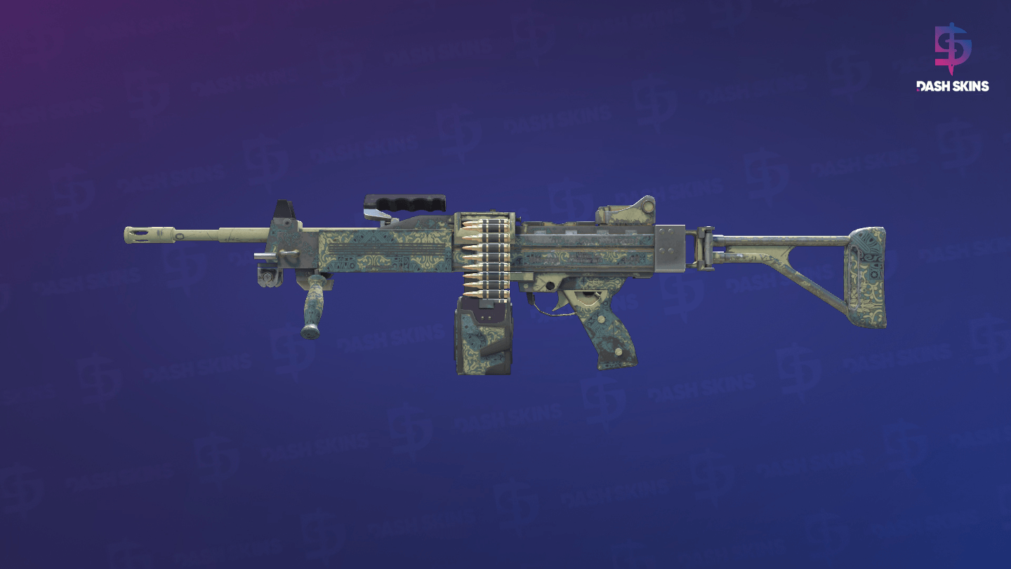 Negev | Boroque Sand (Well-Worn) Screenshot Playside