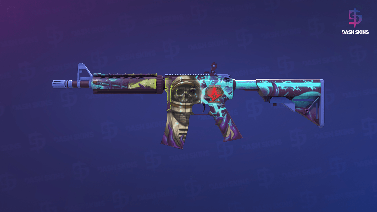 M4A4 | Desolate Space (Minimal Wear) Screenshot Playside