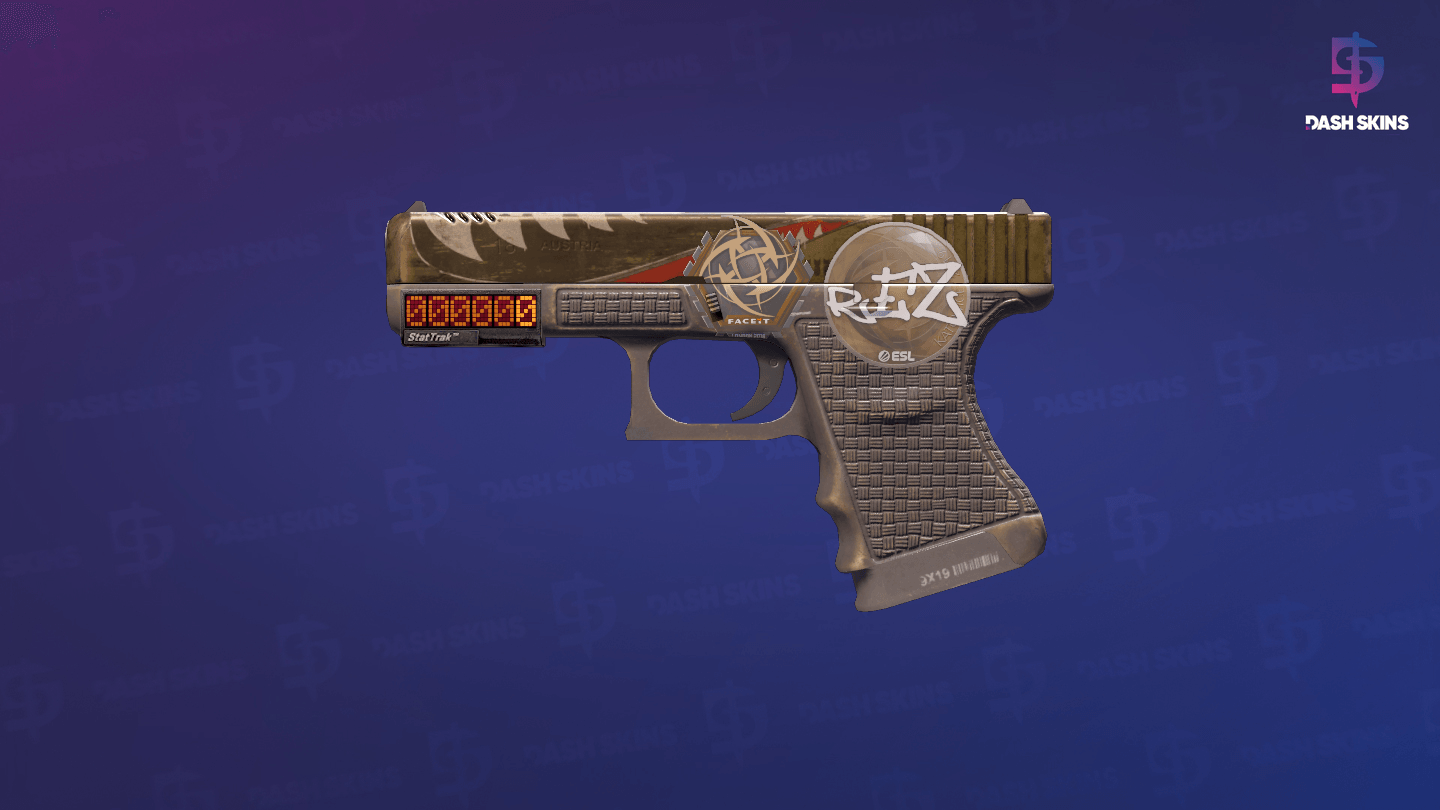 StatTrak™ Glock-18 | Warhawk (Field-Tested) Screenshot Playside