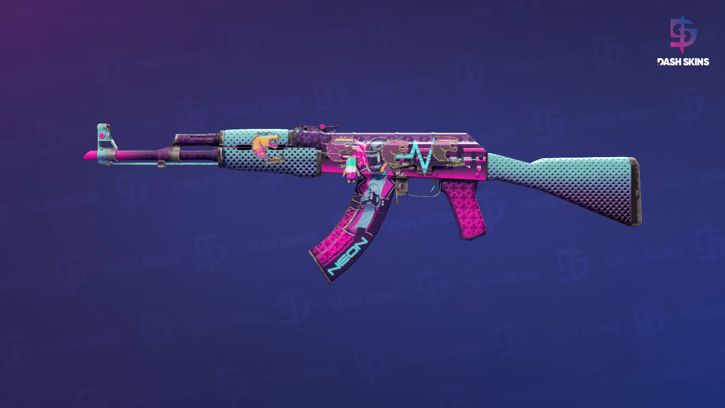 AK-47 | Neon Rider (Field-Tested) Screenshot Playside