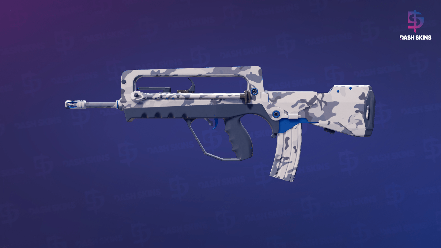 FAMAS | Yeti Camo (Factory New) Screenshot Playside