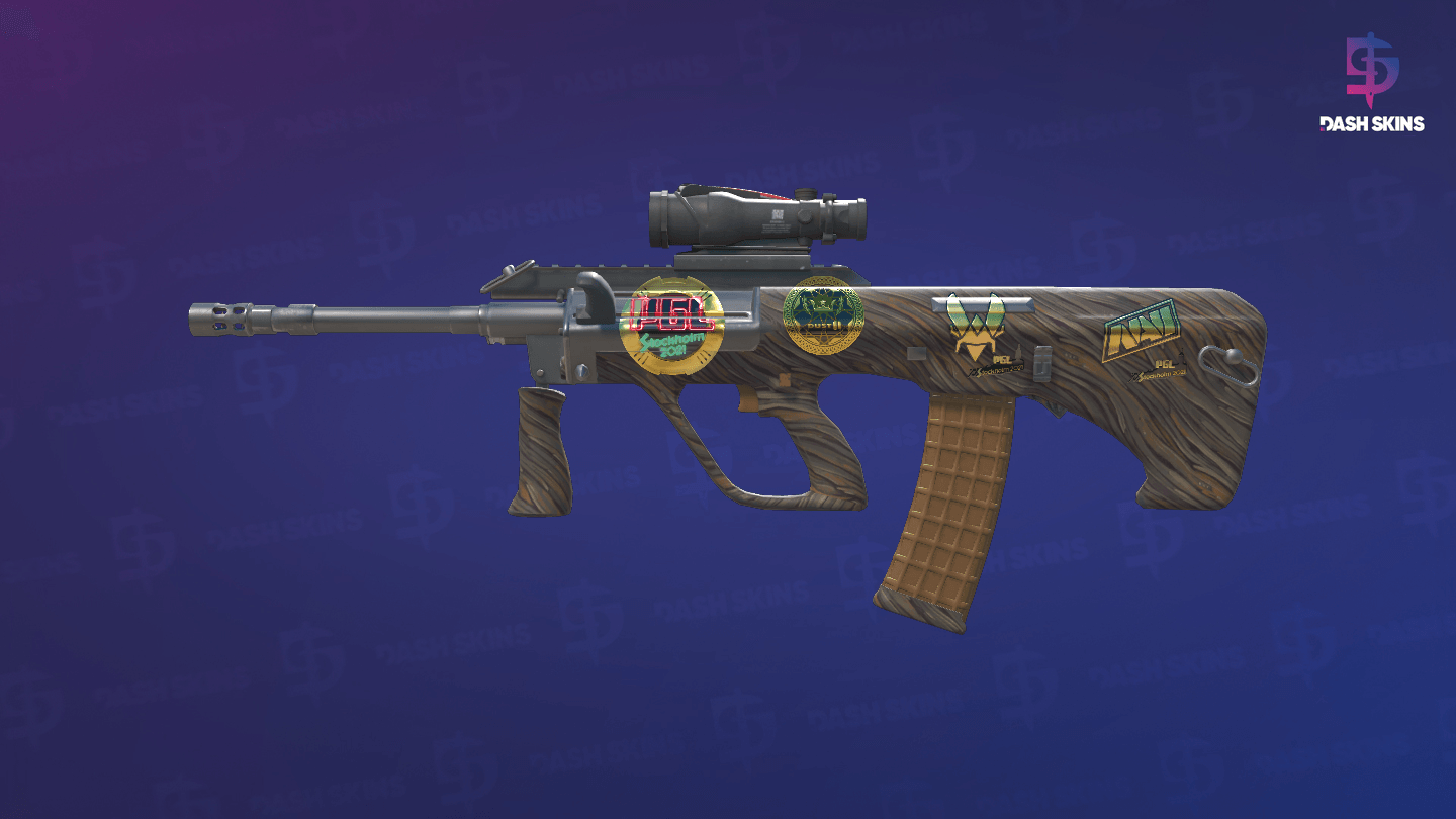 Souvenir AUG | Spalted Wood (Factory New) Screenshot Playside