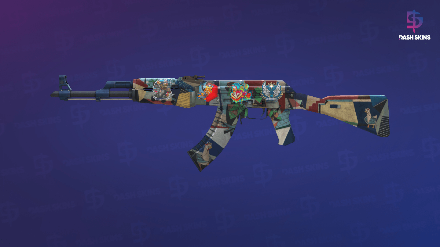 AK-47 | Leet Museo (Well-Worn) Screenshot Playside