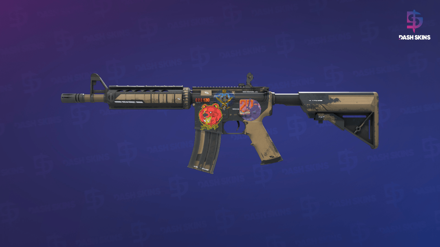 StatTrak™ M4A4 | Desert-Strike (Field-Tested) Screenshot Playside