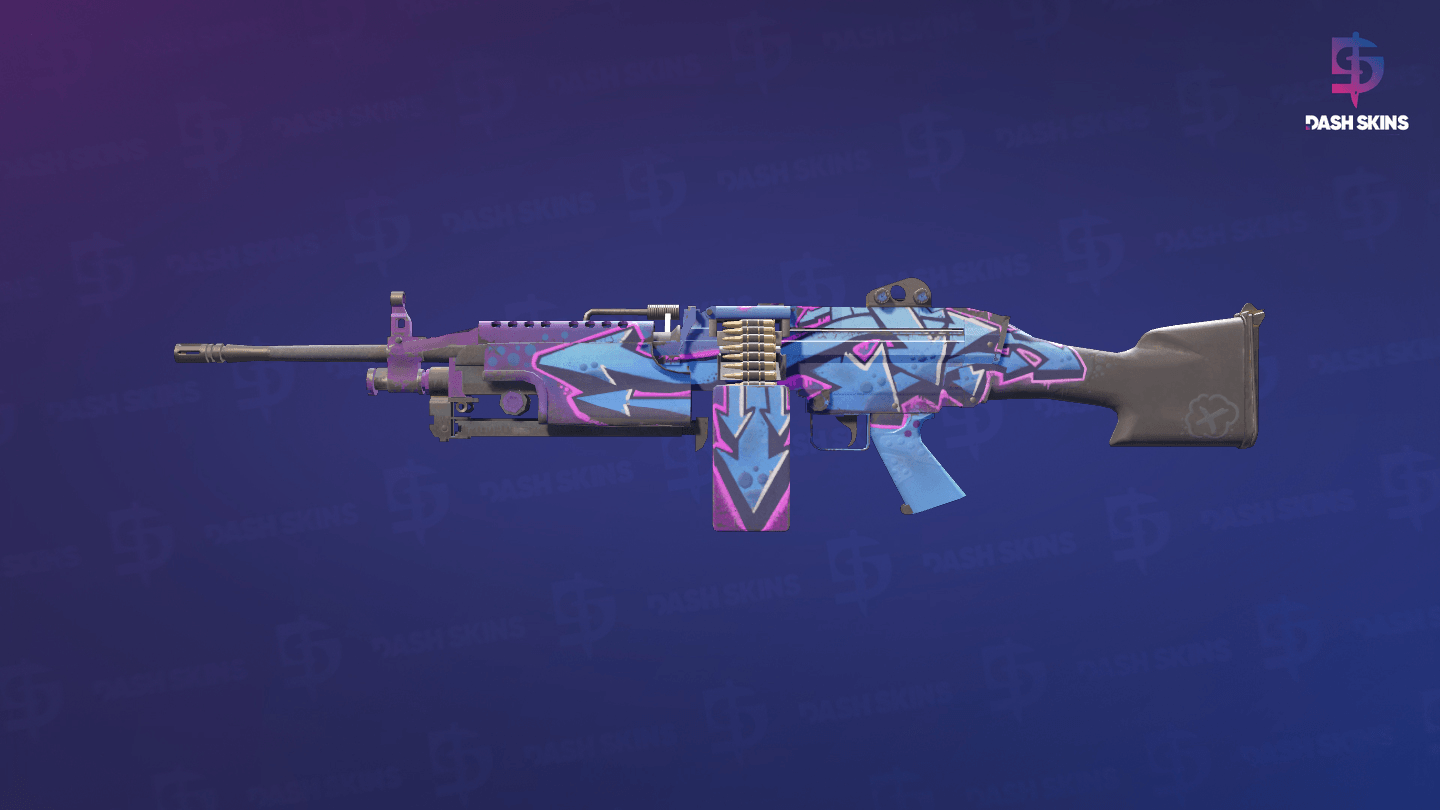 M249 | Downtown (Minimal Wear) Screenshot Playside