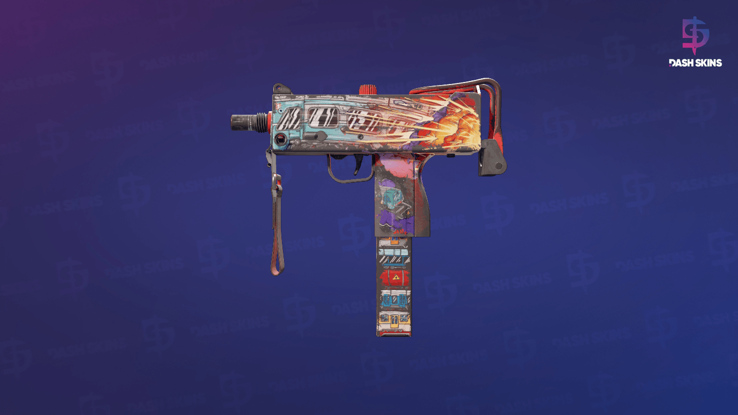 MAC-10 | Derailment (Battle-Scarred) Screenshot Playside