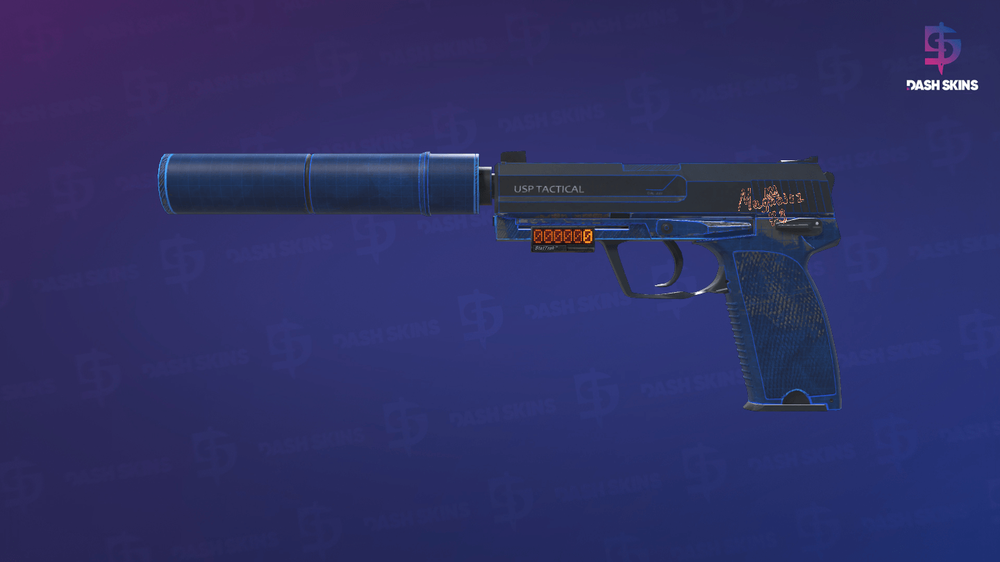 StatTrak™ USP-S | Blueprint (Field-Tested) Screenshot Playside