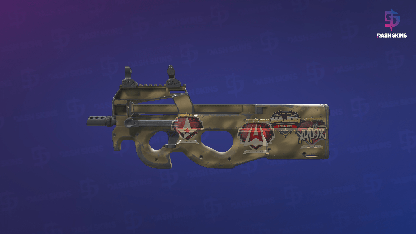 Souvenir P90 | Sand Spray (Field-Tested) Screenshot Playside