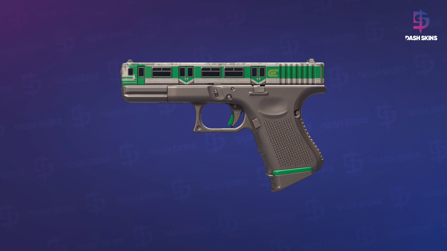 Glock-18 | Green Line (Minimal Wear) Screenshot Playside