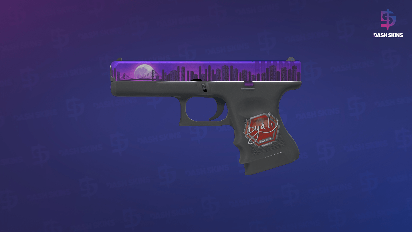 Glock-18 | Moonrise (Minimal Wear) Screenshot Playside
