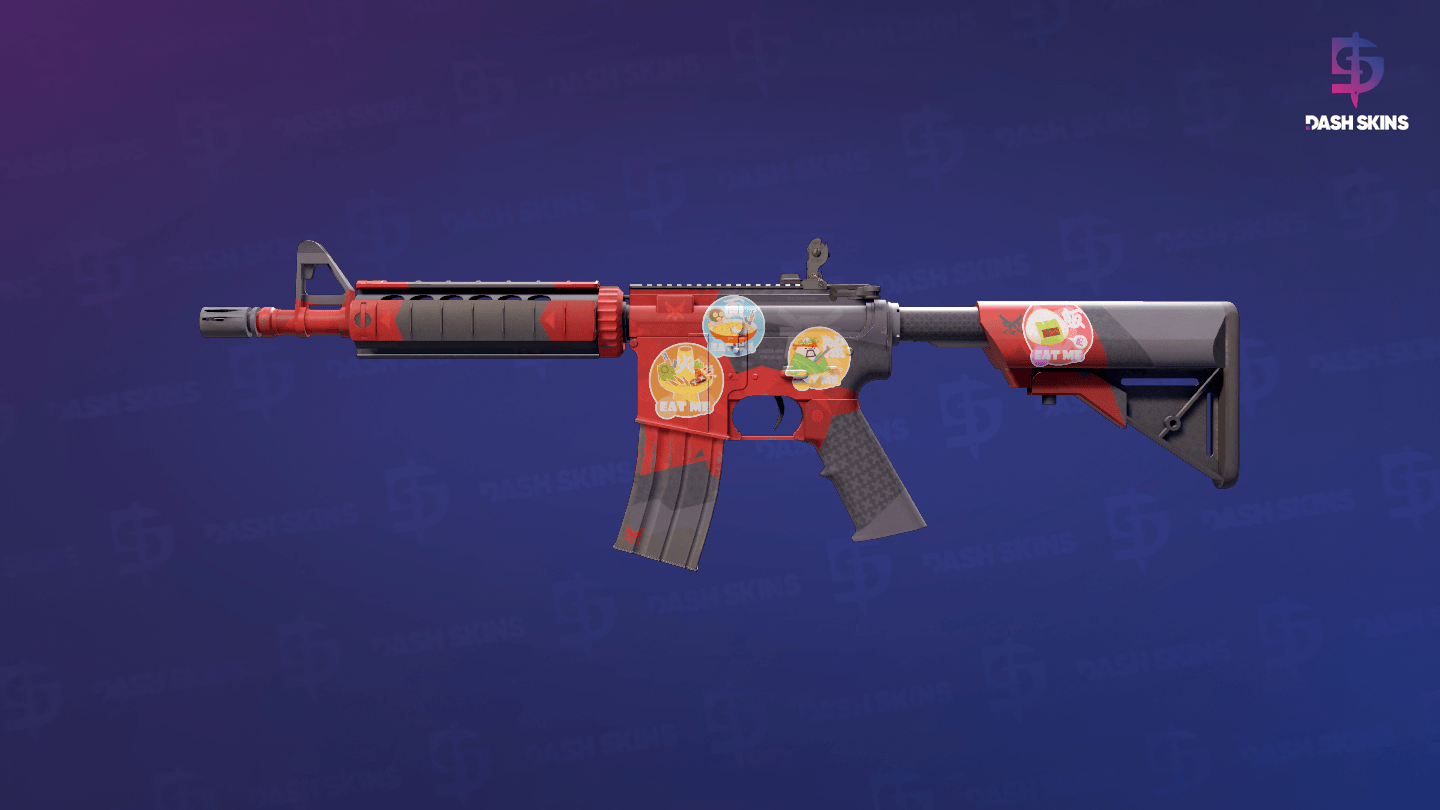 M4A4 | Evil Daimyo (Minimal Wear) Screenshot Playside