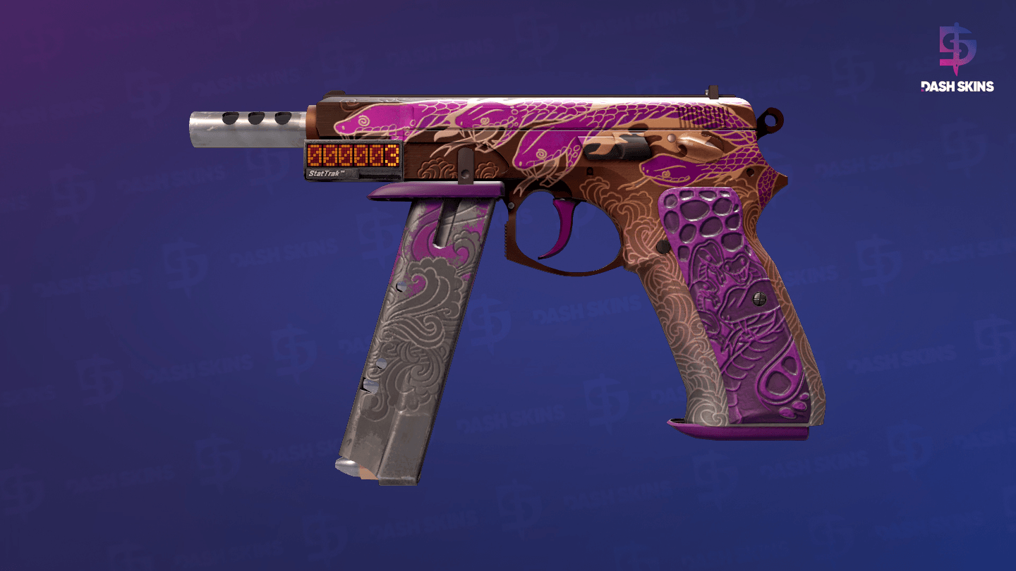StatTrak™ CZ75-Auto | Xiangliu (Field-Tested) Screenshot Playside