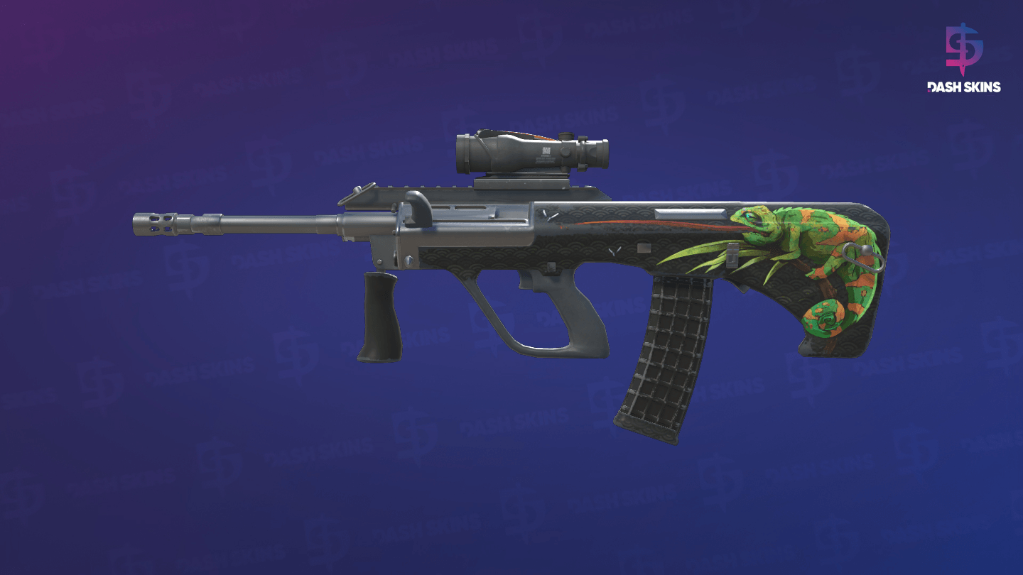 AUG | Chameleon (Field-Tested) Screenshot Playside