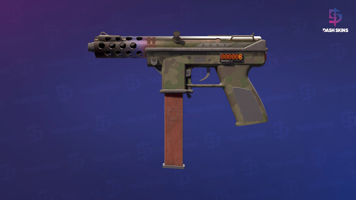 StatTrak™ Tec-9 | Fubar (Well-Worn) Screenshot Playside