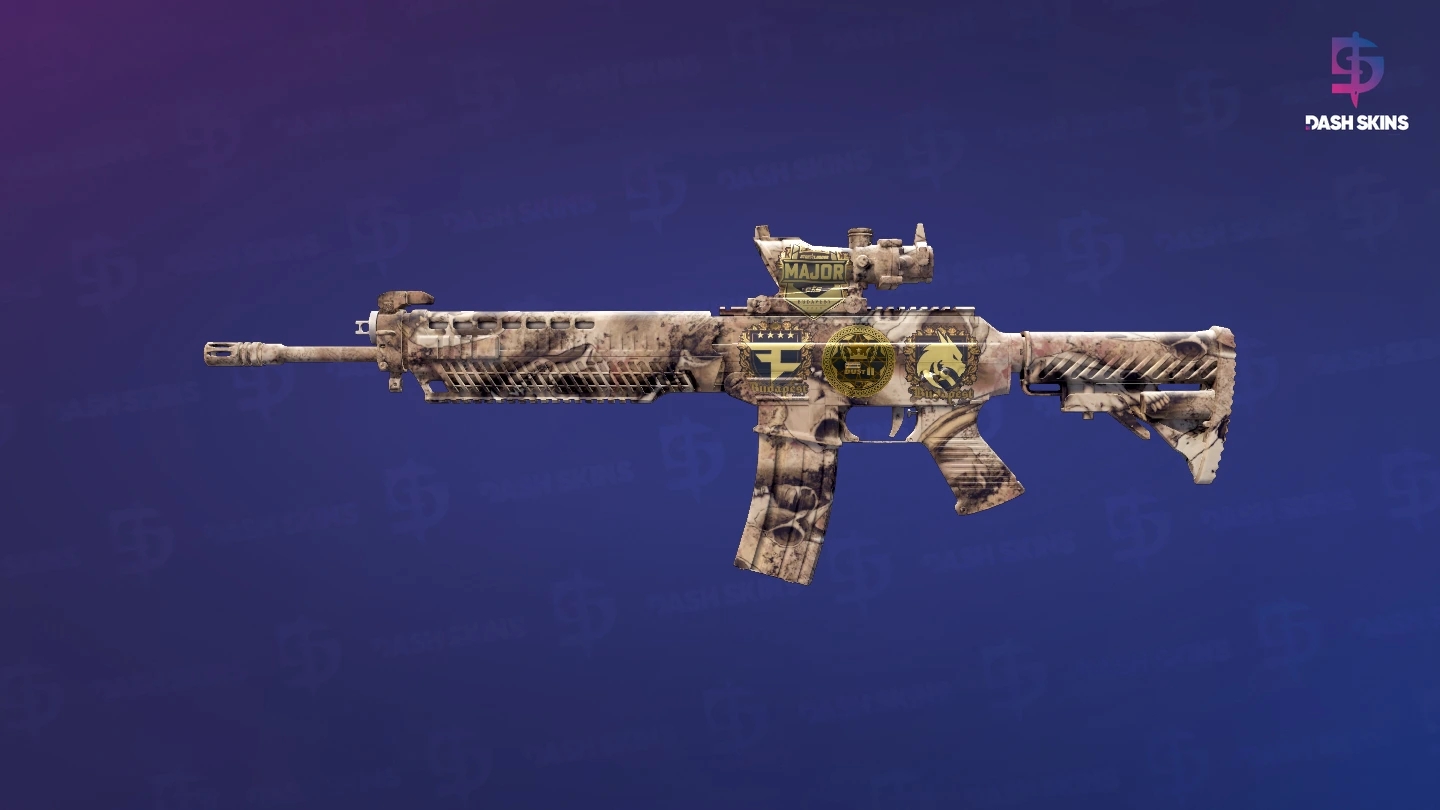 Souvenir SG 553 | Bleached (Factory New) Screenshot Playside