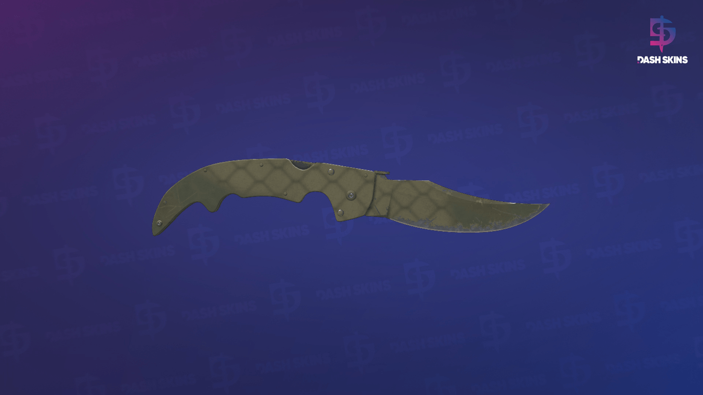 ★ Falchion Knife | Safari Mesh (Field-Tested) Screenshot Playside