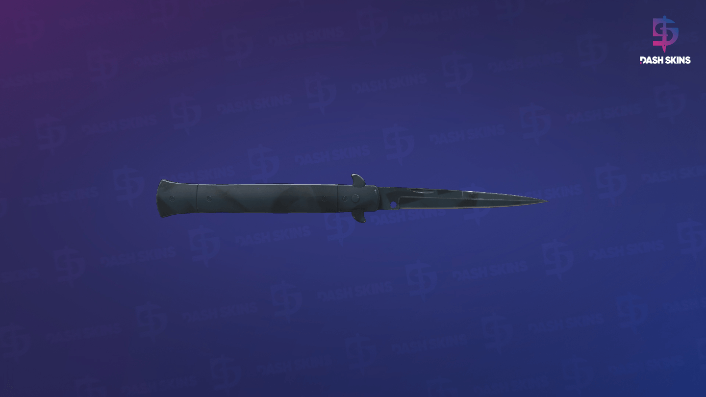 ★ Stiletto Knife | Night Stripe (Field-Tested) Screenshot Playside