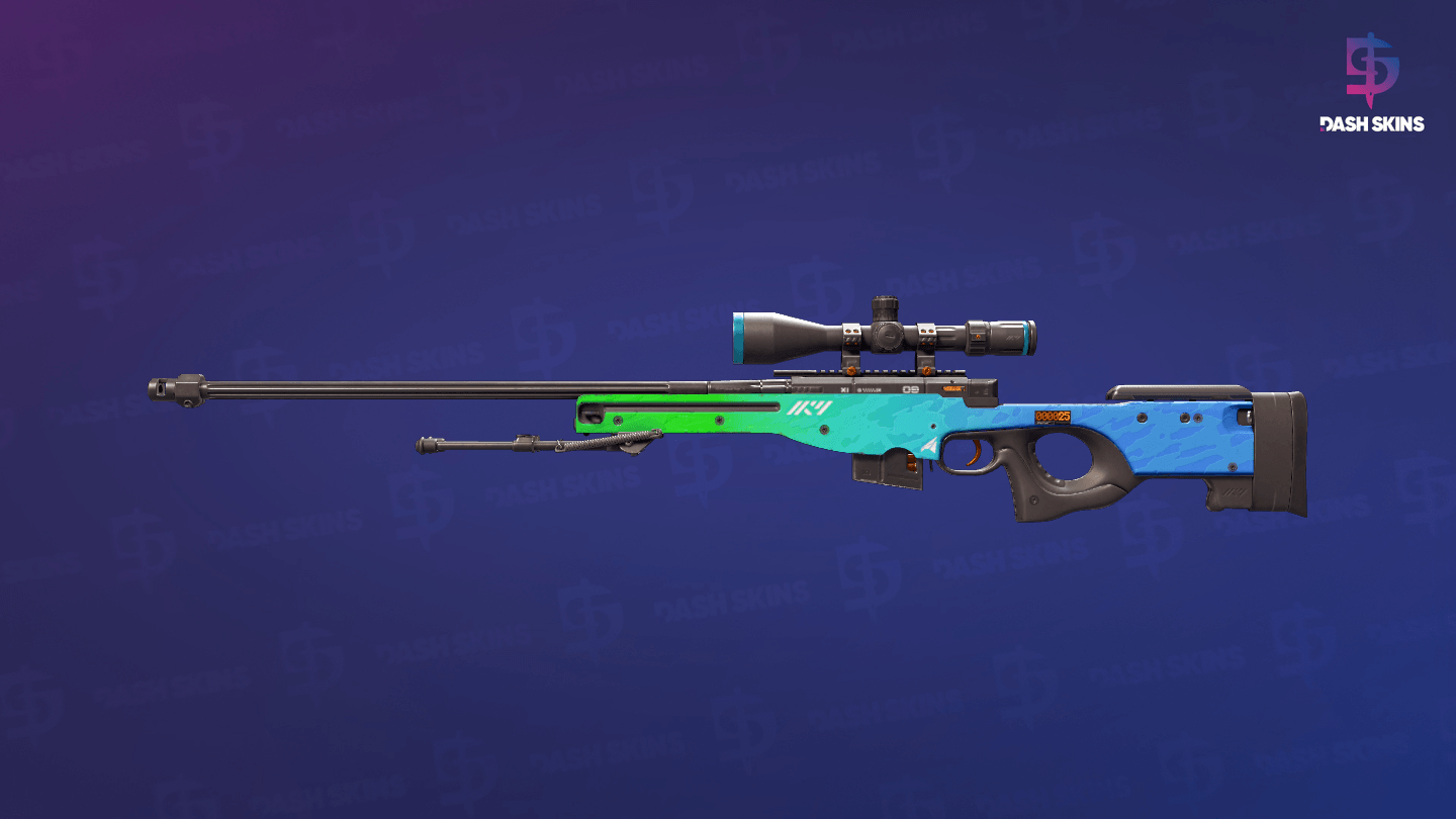 StatTrak™ AWP | Ice Coaled (Field-Tested) Screenshot Playside
