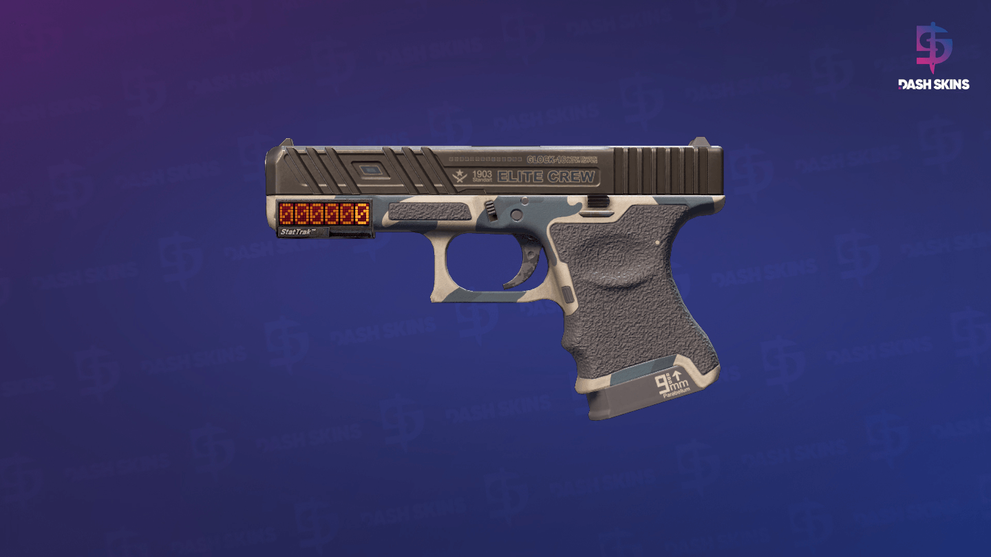 StatTrak™ Glock-18 | Winterized (Field-Tested) Screenshot Playside