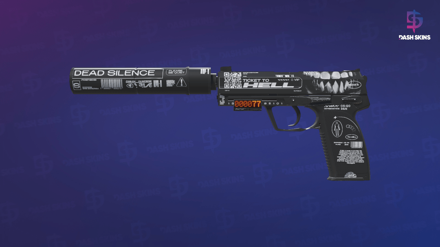 StatTrak™ USP-S | Ticket to Hell (Factory New) Screenshot Playside