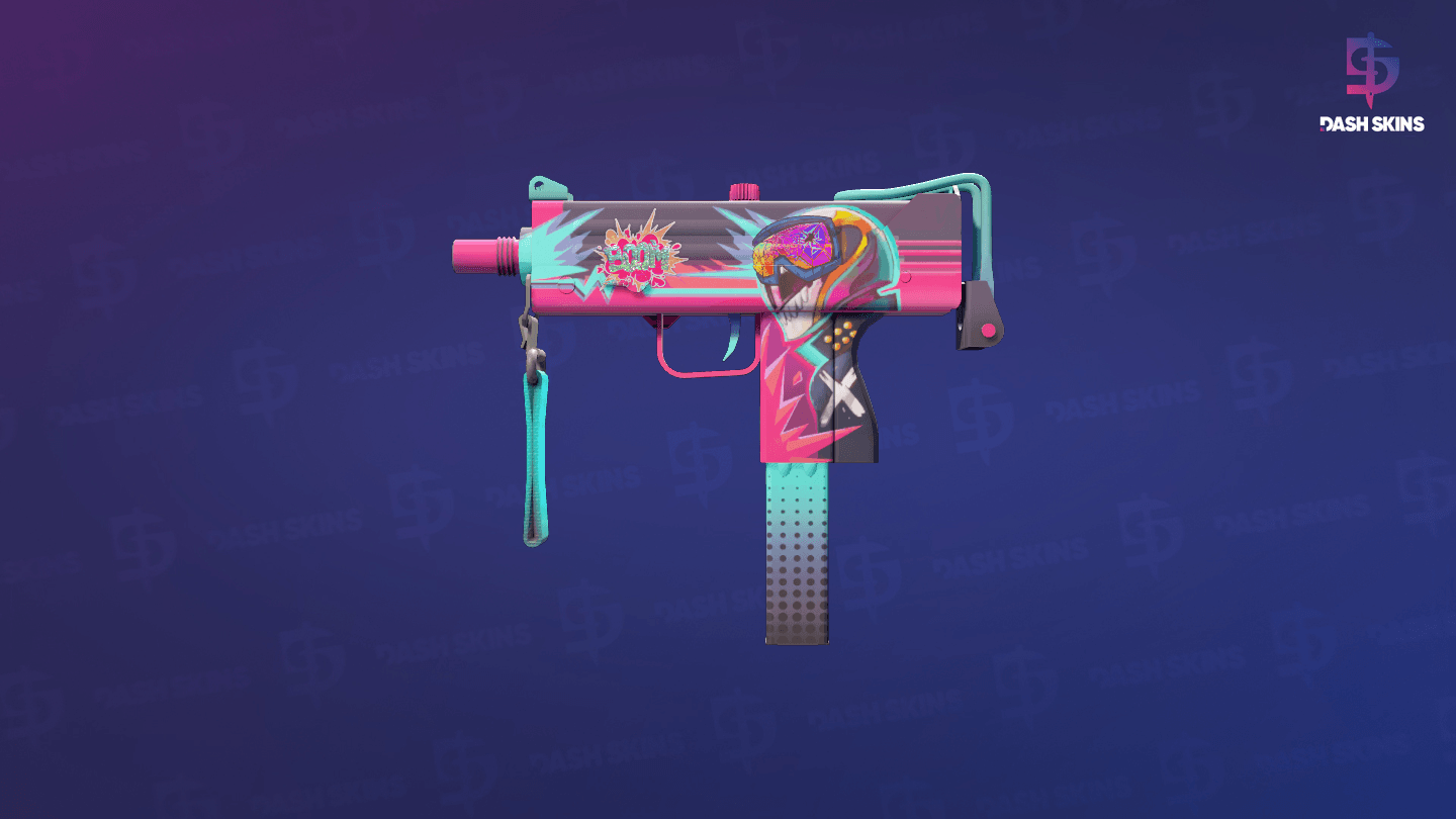 MAC-10 | Neon Rider (Factory New) Screenshot Playside
