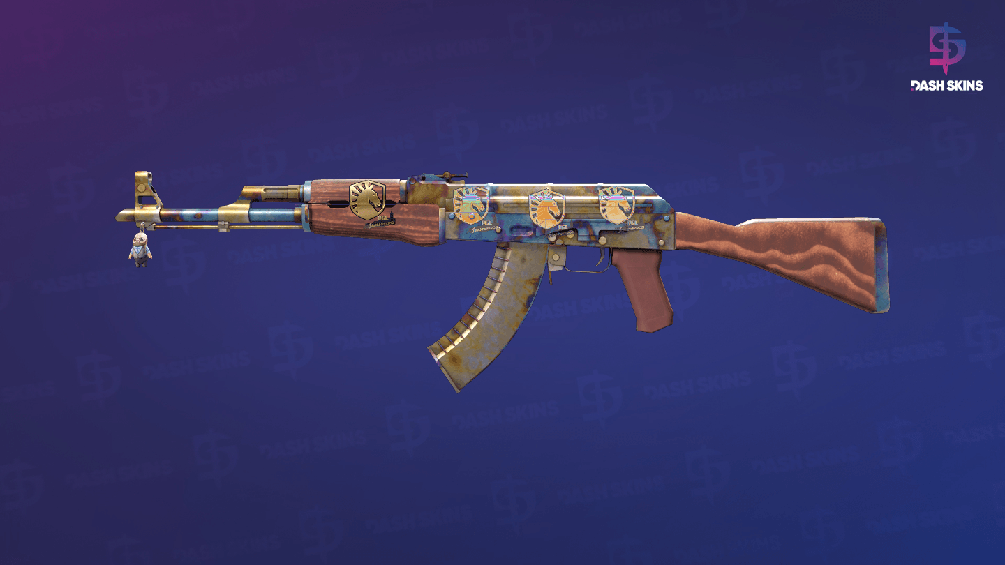 AK-47 | Case Hardened (Well-Worn) Screenshot Playside