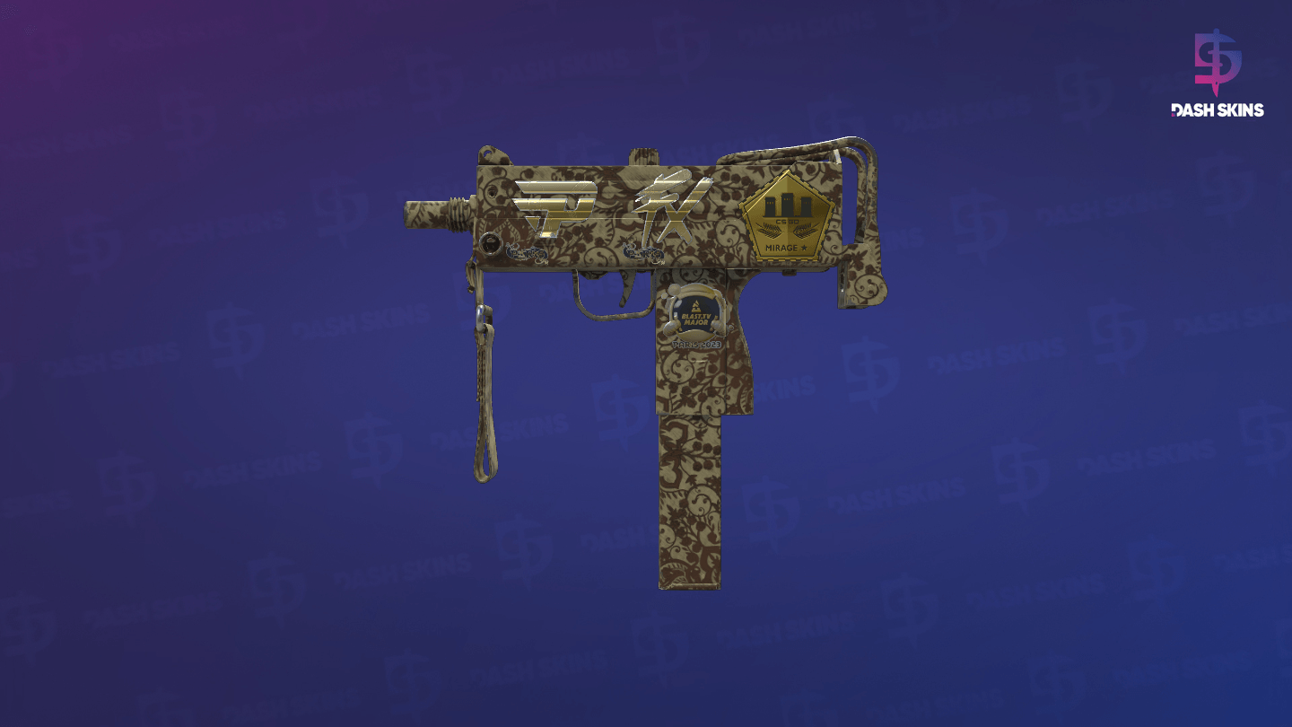 Souvenir MAC-10 | Sienna Damask (Factory New) Screenshot Playside