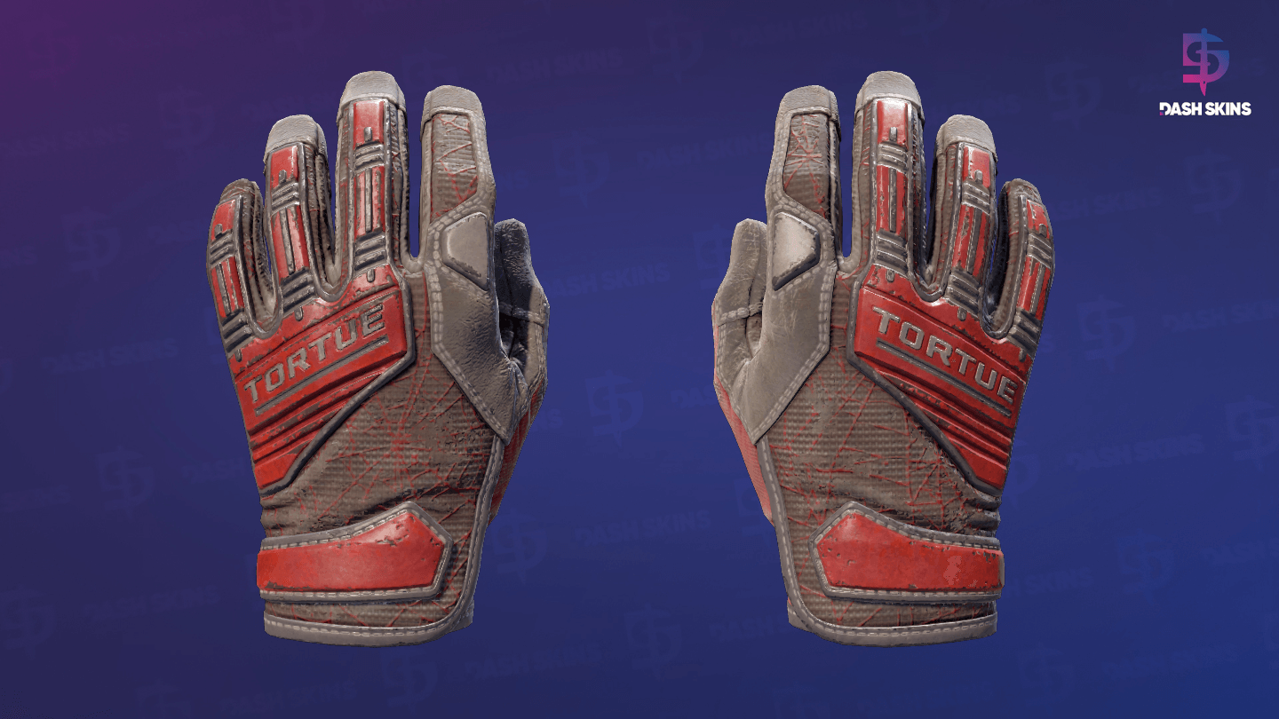 ★ Specialist Gloves | Crimson Web (Battle-Scarred) Screenshot Playside