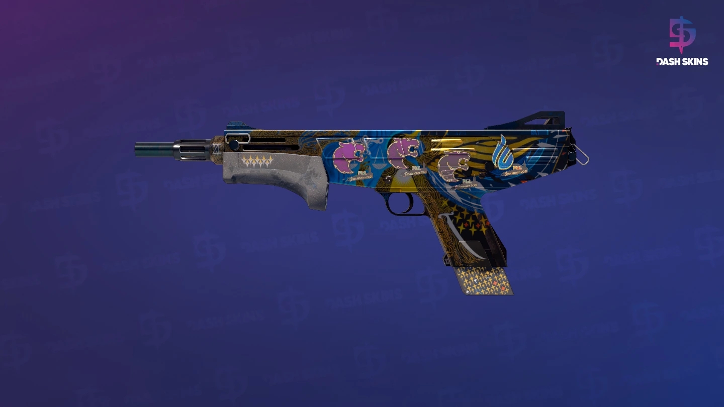 MAG-7 | Justice (Well-Worn) Screenshot Playside